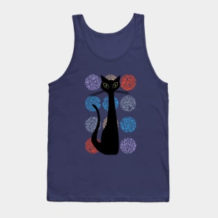 Hip Cat Mid Century Modern Tank Top